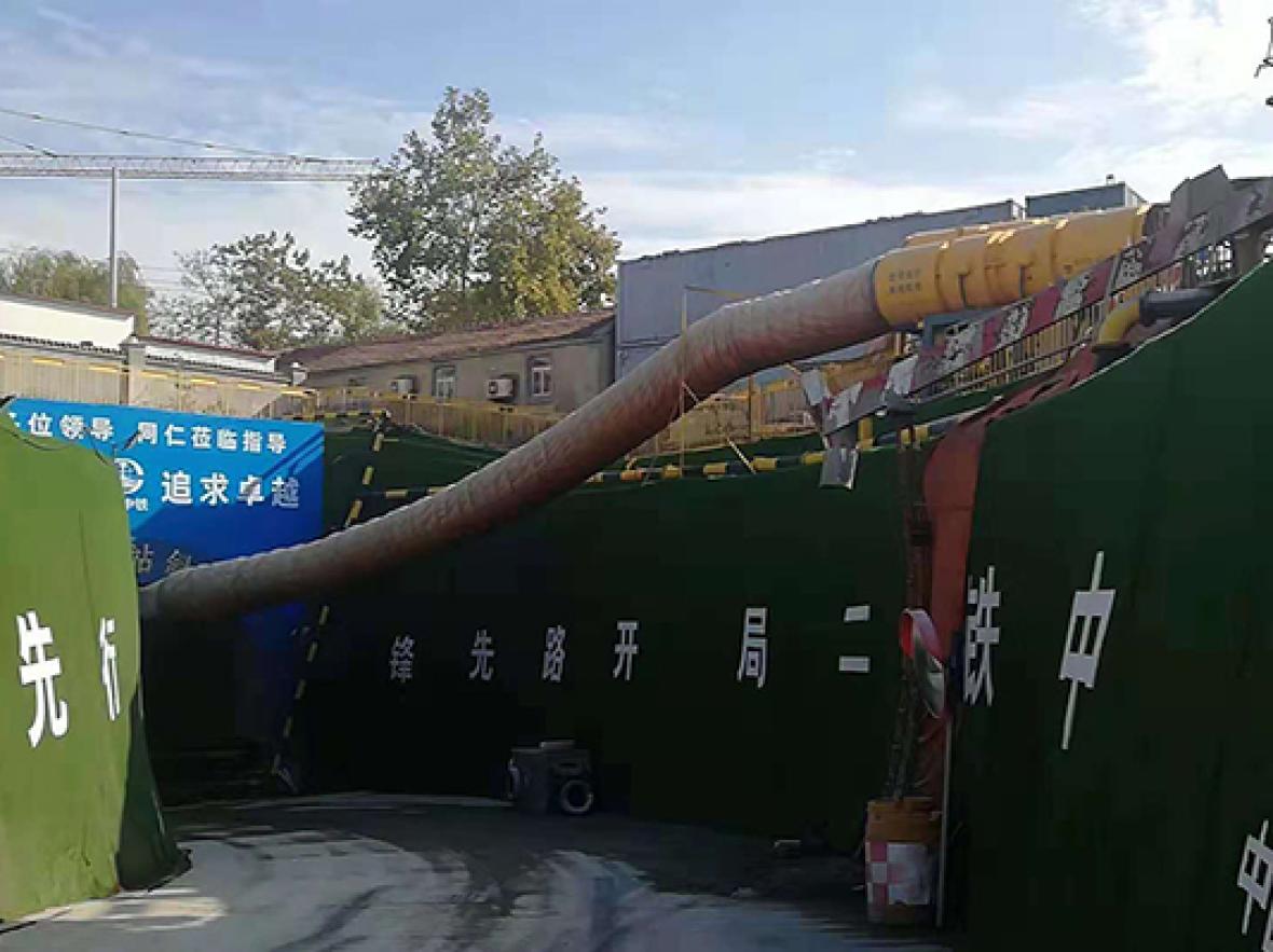 中鐵二局青島地鐵1號(hào)線施工現(xiàn)場(chǎng)(圖1)